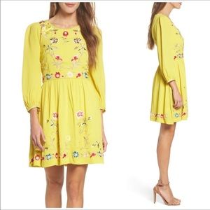 NWT French Connection embroidered dress